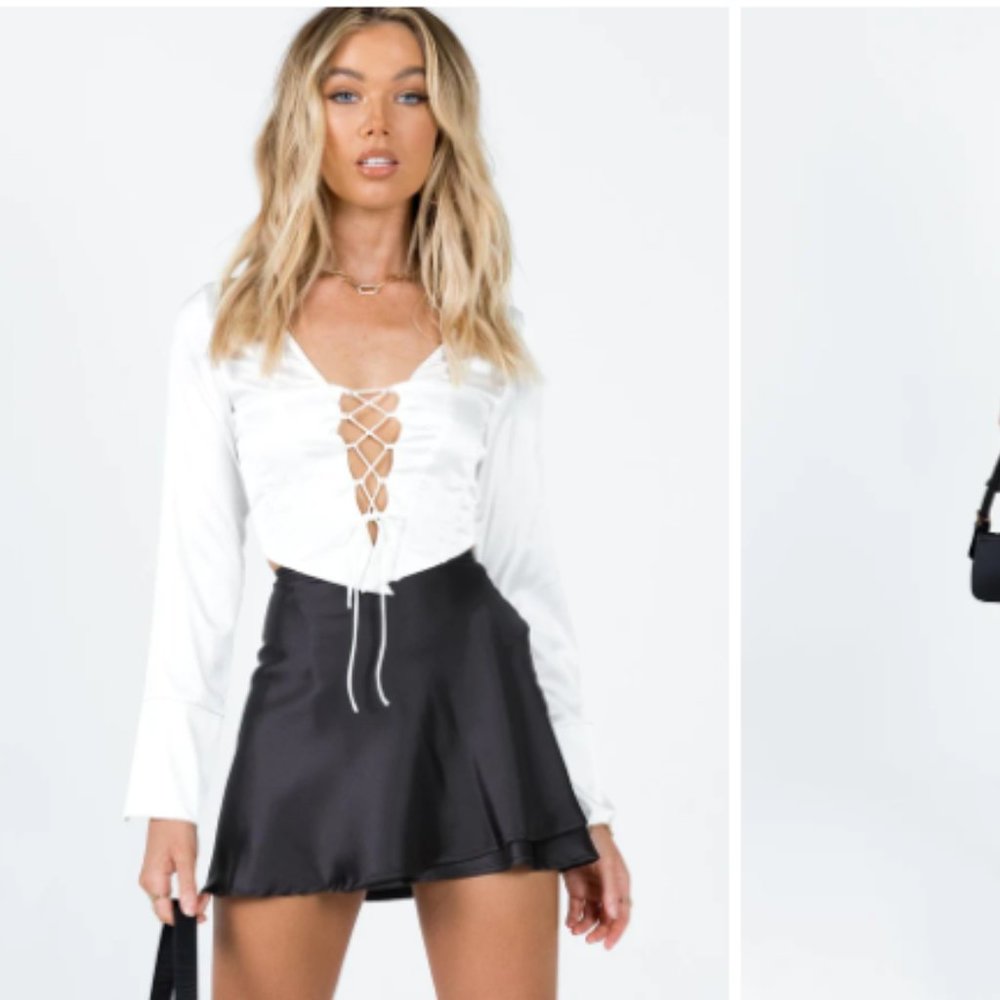 Princess Polly Skylar Mini Skirt Black